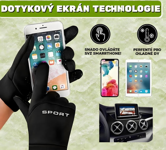 Dotykové vlněné rukavice s podšívkou – poskytují maximální pohodlí, teplo a ochranu pro starší dospělé 🔥Druhý kus za poloviční cenu!