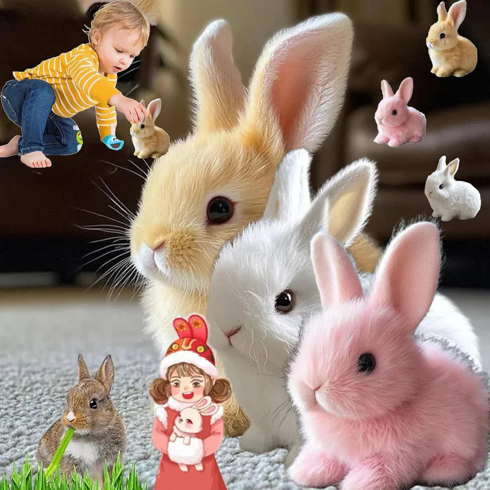 Běhající a skákající králíček přináší dětem spoustu radosti a zábavy🎀