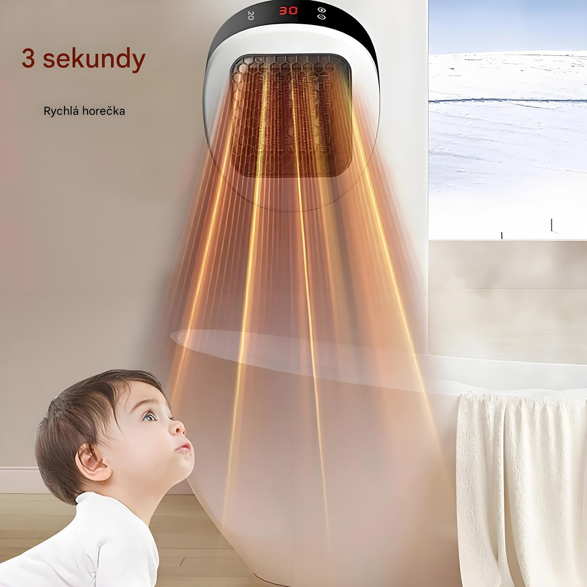 S topidlem Telinala  už nikdy nebudete plýtvat penězi za vytápění – váš pokoj se ohřeje během několika sekund 🔥Druhý kus za poloviční cenu!