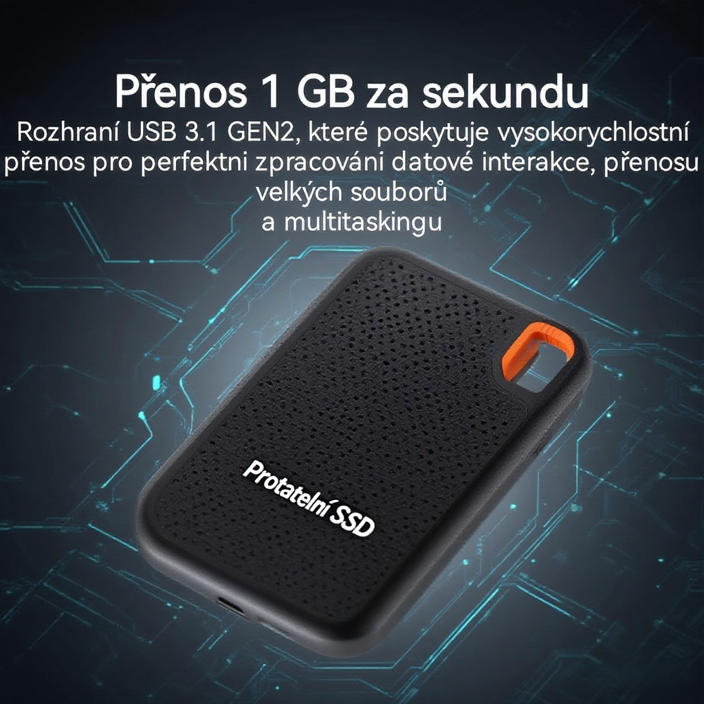 30TB externí pevný disk typu C Přenosný – masivní úložiště, dokonalý výkon