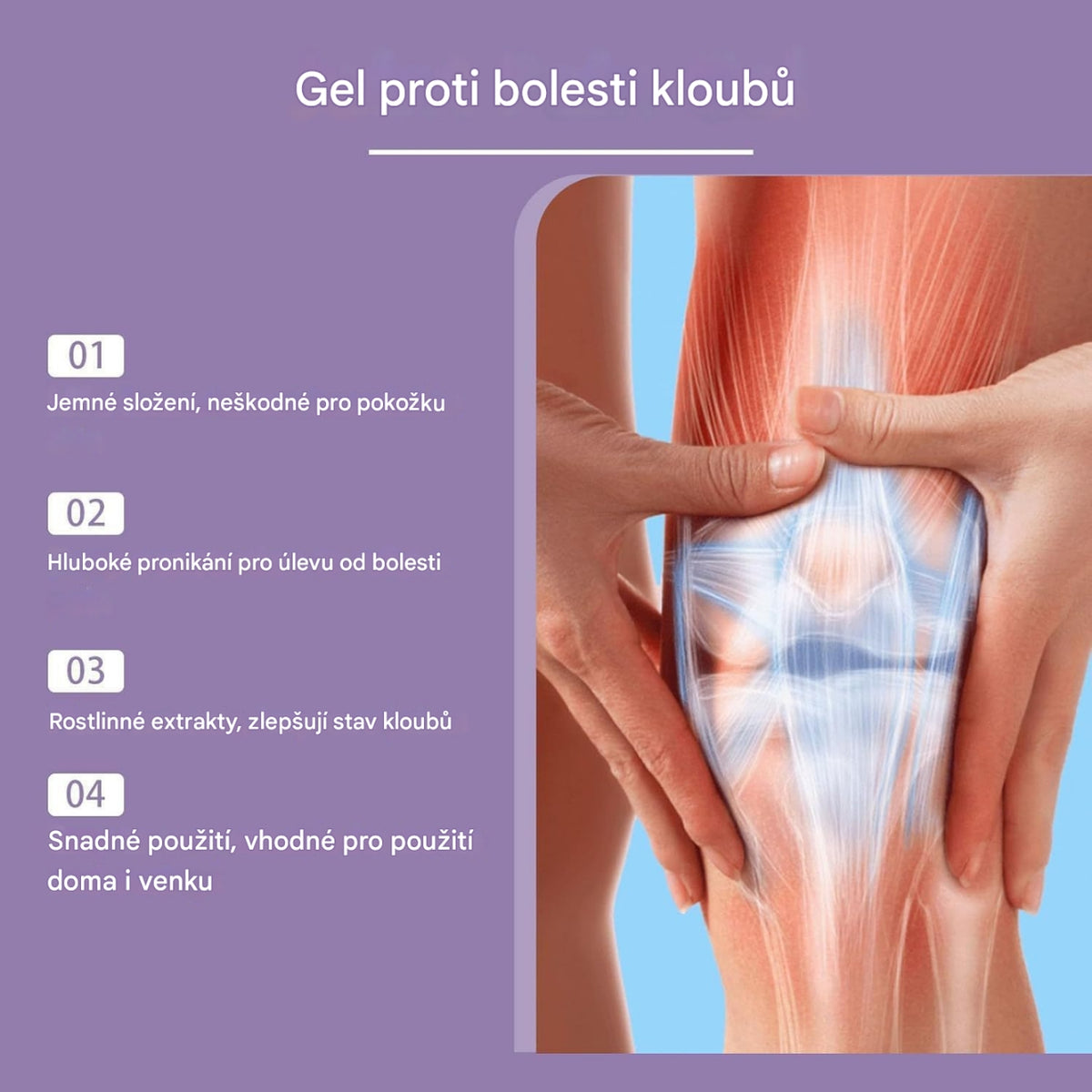Ulevte si od bolesti kloubů přirozeně s Coeurva EaseGel — rychlý, účinný a šetrný!