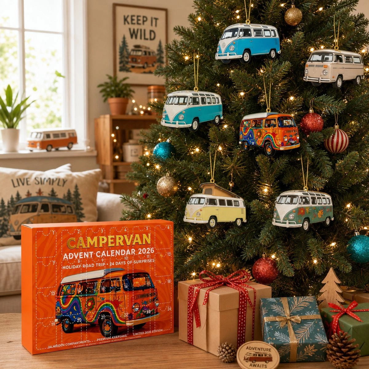 🚐 Adventní kalendář pro milovníky obytných dodávek – 24 překvapení, která si zamilujete!