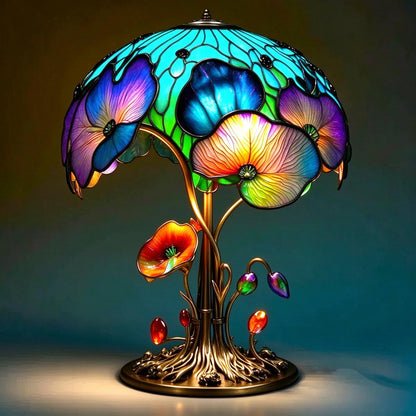 Malovaná houbová lampa jako originální dárek k Vánocům, narozeninám nebo svátku🔥Druhý kus za poloviční cenu