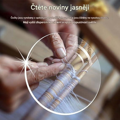 Inteligentní brýle na čtení s automatickým zoomem, navržené pro seniory s krátkozrakostí i dalekozrakostí – poskytují jasné vidění na blízko i na dálku. 🔥Druhý pár za poloviční cenu!