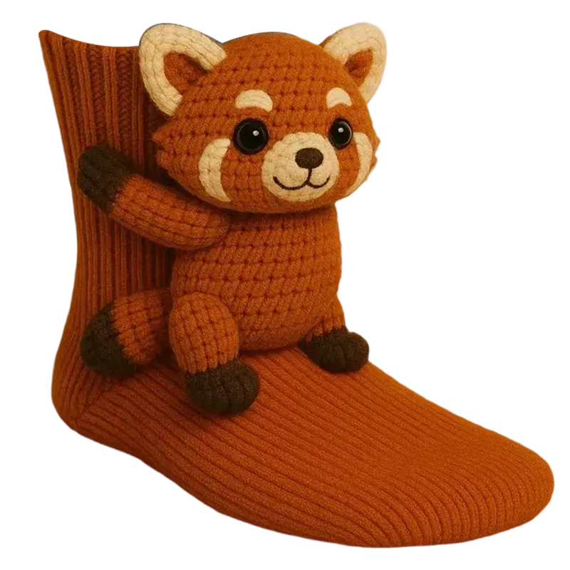 Roztomilé zateplené ponožky 🧦✨ – Zažijte hřejivé objetí svého oblíbeného zvířátka na každém kroku! 🐾❤️