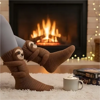 Roztomilé zateplené ponožky 🧦✨ – Zažijte hřejivé objetí svého oblíbeného zvířátka na každém kroku! 🐾❤️