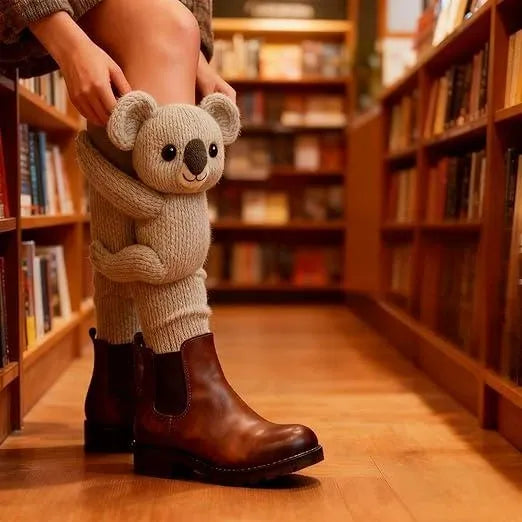Roztomilé zateplené ponožky 🧦✨ – Zažijte hřejivé objetí svého oblíbeného zvířátka na každém kroku! 🐾❤️