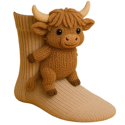 Roztomilé zateplené ponožky 🧦✨ – Zažijte hřejivé objetí svého oblíbeného zvířátka na každém kroku! 🐾❤️
