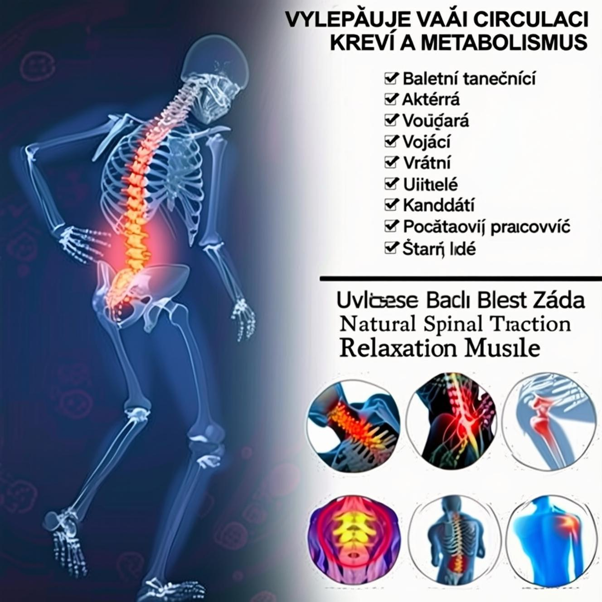 🎉 Exkluzivně pro členy –Ergonomický protahovací nástroj na záda – ulevuje od bolesti a zlepšuje držení těla ⚡ Druhá kus za poloviční cenu!