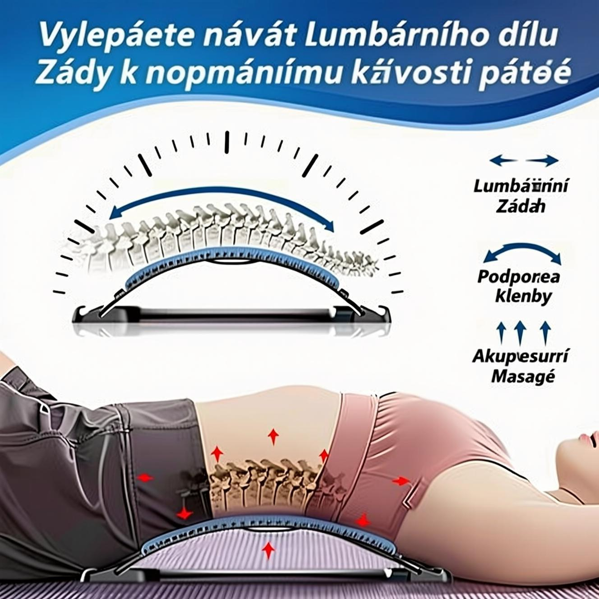 🎉 Exkluzivně pro členy –Ergonomický protahovací nástroj na záda – ulevuje od bolesti a zlepšuje držení těla ⚡ Druhá kus za poloviční cenu!