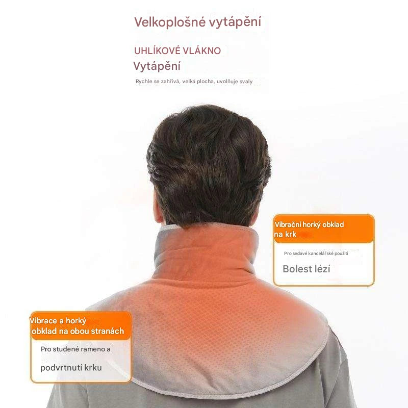 Coeurva Masážní vyhřívací polštář na ramena a krk🔥Druhý kus za poloviční cenu